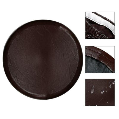 Husa Scaun De Bar Rotund Cafea Maro