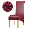 Husa Scaun Deluxe Din Imitatie Piele Rosu Burgundy