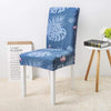 Husa Pentru Scaun Blue Flamingo