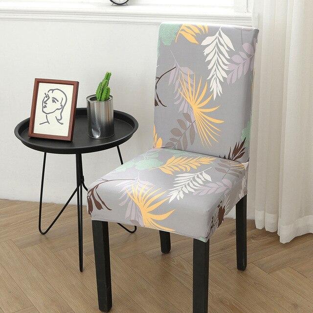 Husa De Scaun Gri Cu Modele Multicolore