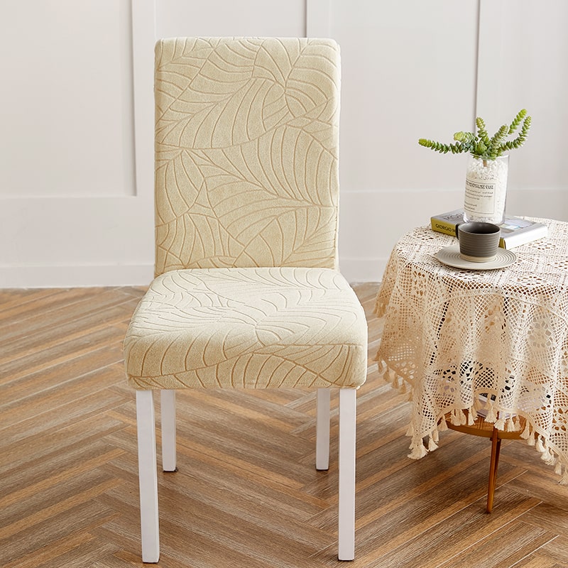 Husa Pentru Scaune Impermeabila Beige Leaf