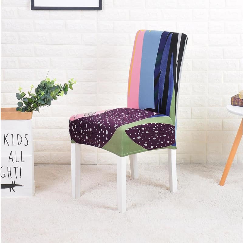 Husa Pentru Scaune Violet Multicolore