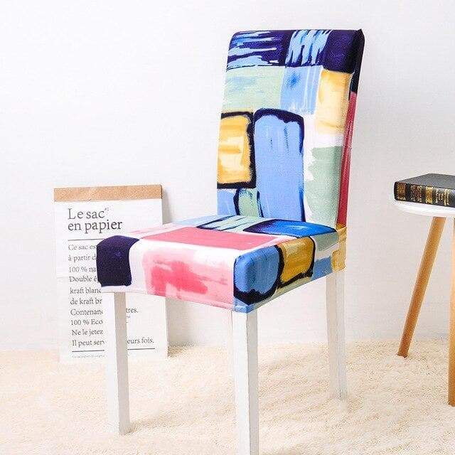 Husa De Scaun Multicolora Moderna