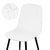 Husa Scaun Scandinav Royal White