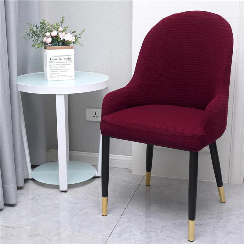 Husa Scaun Scandinava Burgundia