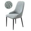 Husa Scaun Scandinava Gri Deschis Metal