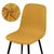 Husa Pentru Scaun Scandinava Galben Mustard Inchis