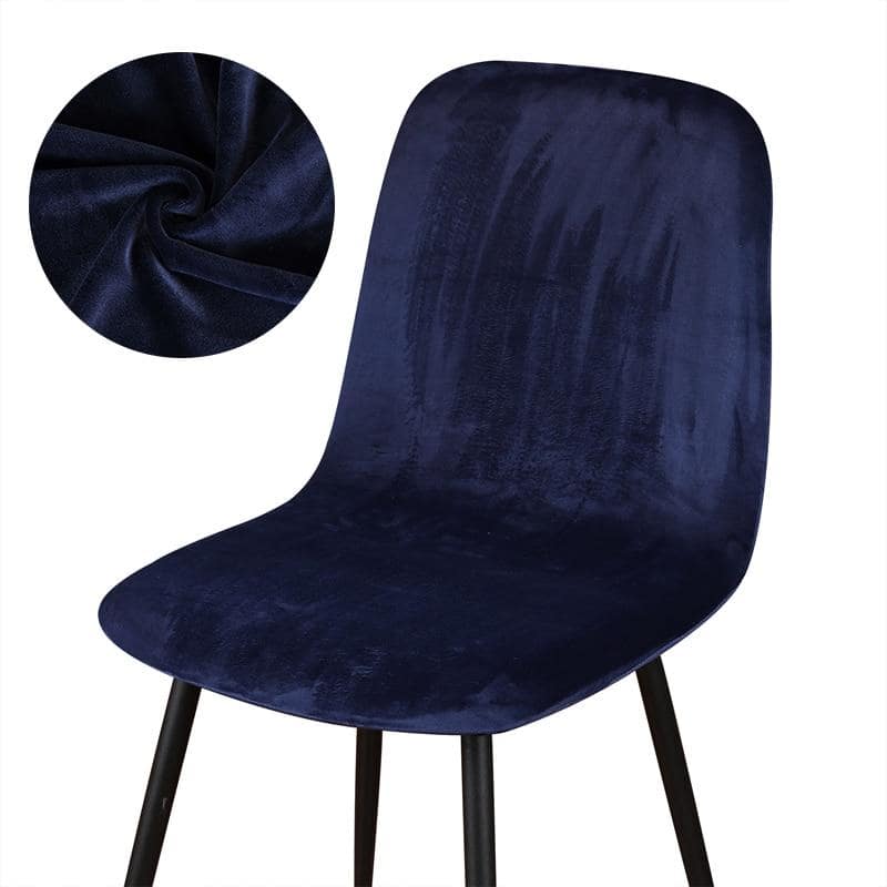 Husa Scaun Scandinava Velvet Bleumarin