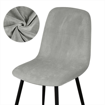 Husa Scaun Scandinava Velvet Gri Metal