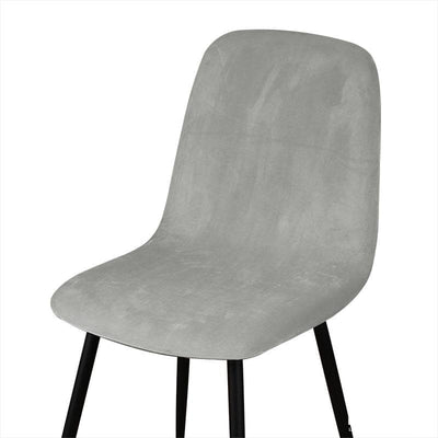 Husa Scaun Scandinava Velvet Gri Metal