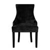 Husa De Scaun Scandinava Din Catifea Neagra