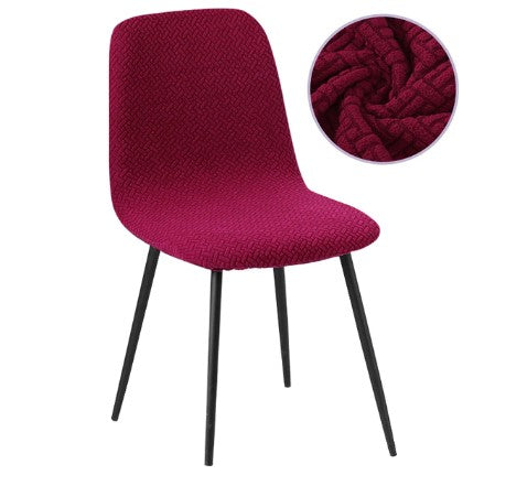 Husa Pentru Scaun Jacquard Burgundy